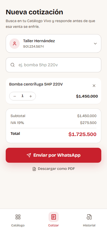 IVA, retención y VIP calculados solos